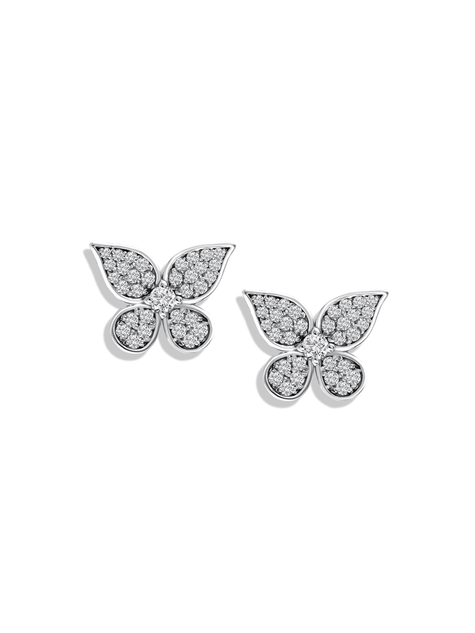 Pavé Butterfly Studs